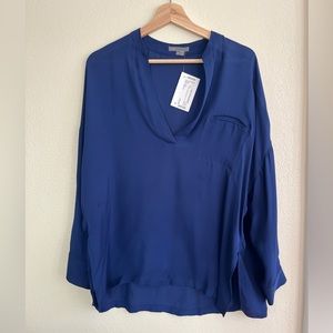 Vince blue blouse
